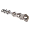 CNC precision machining steel oval exhaust flange ,flange gasket