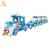 Discount Tourist Attraction Amusement Park Clown Electric Mini Trackless Train Set For Sale