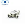 TV9.5 1 Male 2 Female TV Antenna Plug Tee Conversion Cable Joint Adapter for 9.5 interface Video Equipment