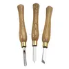 Woodworking 3 Piece HSS Pen Turning Lathe Chisel Set