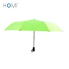 Fluorescent Green Multiple Option Rain Auto Folding Umbrella
