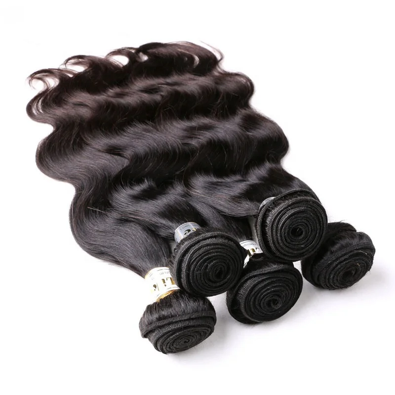 

Brazilian human women raw virgin natural hair weaving, Natural color or as your request