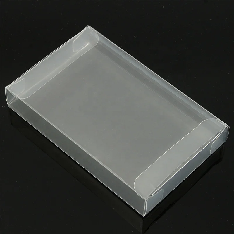 

Wholesale Transparent Clear CIB games plastic PET Game Cartridge Protector Case For SFC SNES Cart Plastic Cover Box