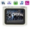 1.8 inch TFT Screen Metal MP4 Player with Clip & TF Card Slot, Support Recorder, FM Radio, E-Book and Calendar(Silver)
