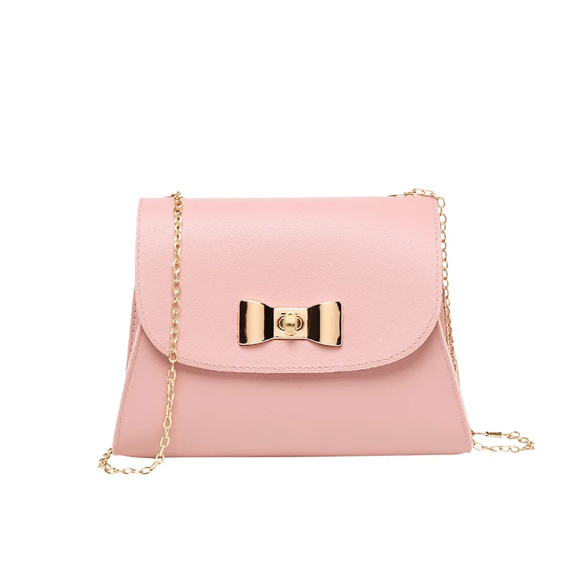 

PU leather woman crossbody bag chain hand messenger bag single shoulder bags for women