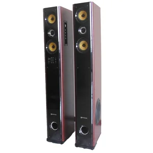 Tunersys High Power Wooden Tower Speaker Home Theatre