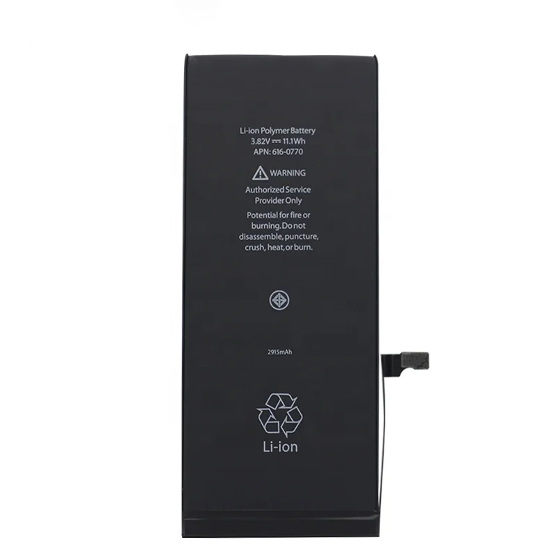 

Long life time rechargeable original mobile phone battery for iphone 6 plus, Black
