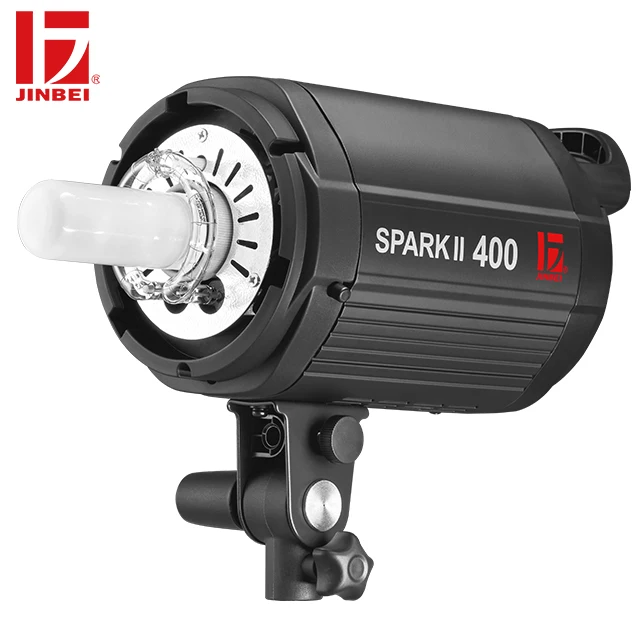 

JINBEI SparkII-400 400W Portable Studio Flash Strobe Light GN60 Photography Lighting Lamp Head for Studio Wedding Commercial
