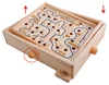 23.0*27.5*H6cm Wooden Box Custom Maze Labyrinth Game for Balance Training