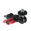 Double Ball Head Shoe Mount Adapter Magic Arm 1/4" Screw Portable GPS Phone LCD Monitor DV Video Light DSLR Camera