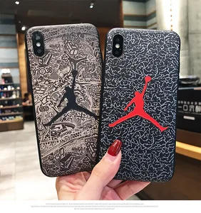 New Silicone Phone Back Covers for Jordan Phone Case for iPhone X 6s 7 8 Plus Cases