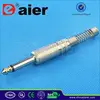 audio microphone plug 1/4 connector with spring