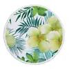 Leaf Design Amazon Hot Sellt Microfiber 150cm Printed Beach Towel Home Decoration Mat