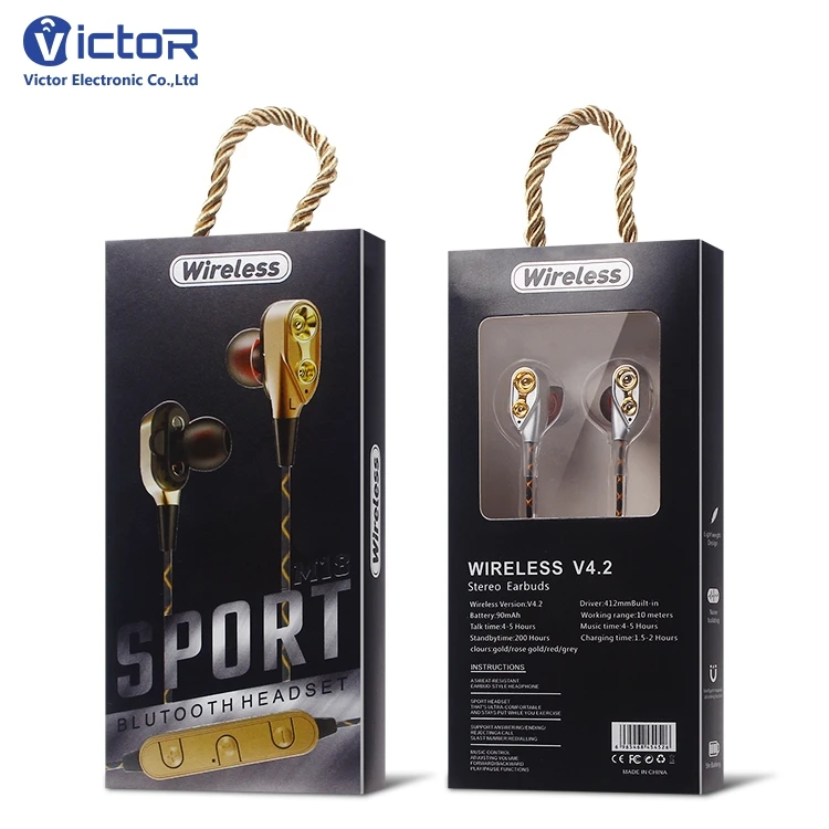 

2019 new arrivals sport stereo earbus wireless earphone & headphone audifonos inalambricos auriculares