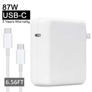 87W USB C Power Adapter Charge Cable MacBook Pro