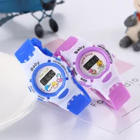 

VERY cheap plastic colorful watches for kids, lcd digit watch for children cool sports kids digital watches jam tangan murah