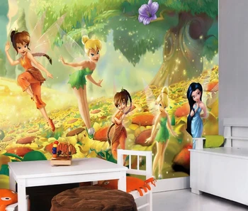 エルフ妖精の絵子供壁紙おとぎ話壁紙漫画キッズ装飾壁紙用キッドルーム