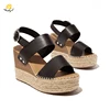 Infinite Stroll Girl L1904010 lady summer shoes high heel wood log sandal clogs pakistani sandals