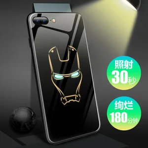 Night Light Tempered Glass Phone Case iPhone 8 Plus