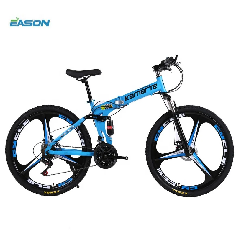 24 and 26inch 21variable speed cheap adult folding mountain bike 3 knife wheel bicycle