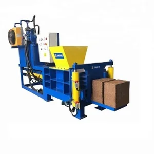 Image of Hydraulic Coir Peat Block Making Baler Machine For Agricultural Lands