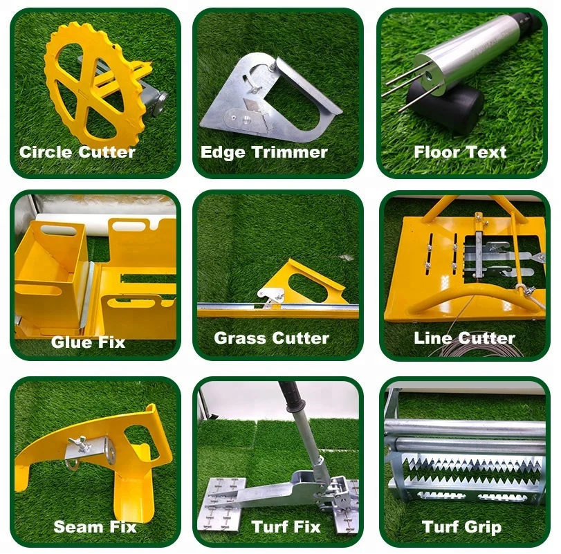 

Line Cutter used for Artificial grass installation tools, Yellow