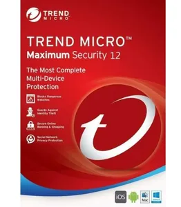 Antivirus software Digital Key Trend Micro 2019 Maximum Security 3 year 3 device license Email delivery