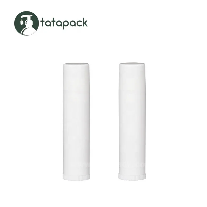 
Wholesale 4.5g PP Round Plastic White Lip Balm Container BPA Free Eco Friendly Empty 0.15oz Lip Balm Tube Packaging Customizable 