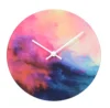DEHENG Background Design Fashion Decorative Wall Clock