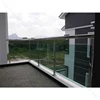 High quality exterior stair glass rails diy