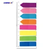 Good quality colorful arrow shaped PET film index with ruler holder