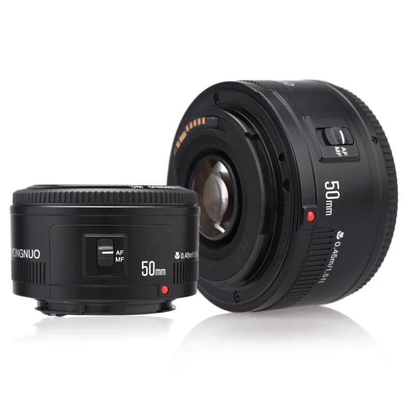 

YONGNUO Lens YN50mm f1.8 YN EF 50mm f/1.8 AF Lens YN50 Aperture Auto Focus Lens for Canon EOS 60D 70D 5D2 5D3 600d DSLR Cameras