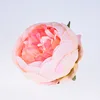 Single stem office decor two flowers one bud artificial silk peony