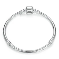 

OB Jewelry-Factory Wholesale 925 Sterling Silver DIY Bracelet 3MM Round Snake Chain Bracelet For DIY Bracelet
