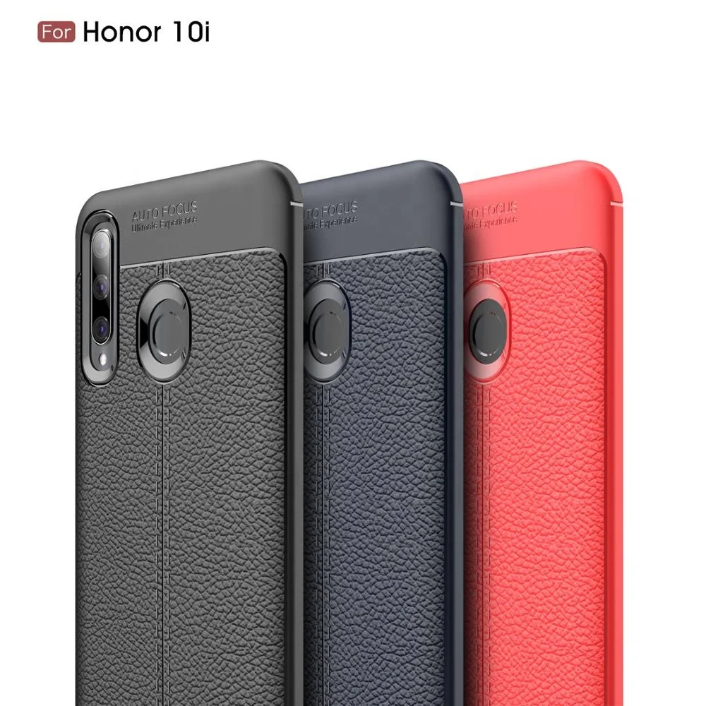 

New design for HUAWEI P smart plus 2019 case soft TPU leather cell phone cases shockproof back cover for Honor 10i wholesales