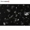 Black polished cararra marble look quartz stone for kitchen worktop