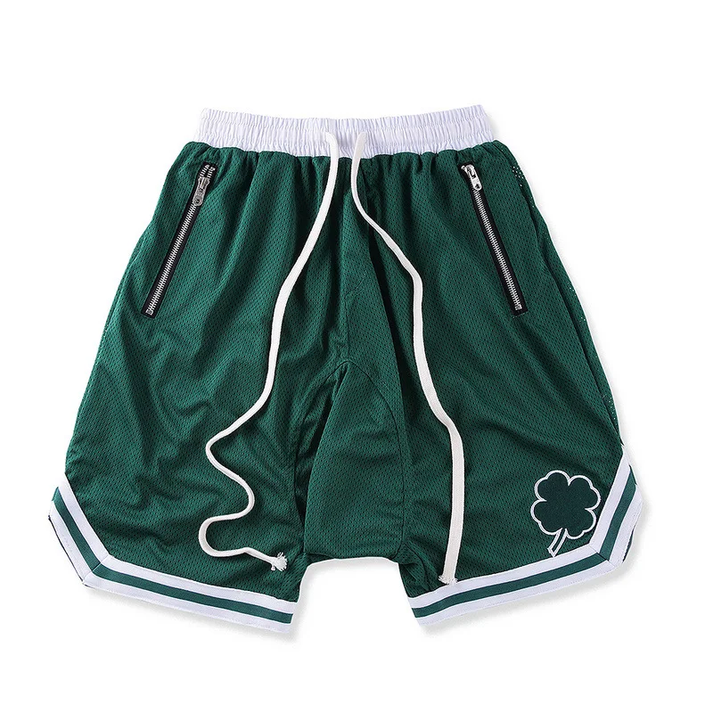 

Oem Cheap Custom Hip Hop Loose Running Shorts Mesh Drop Crotch Short, As picture