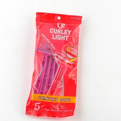 
Vdr-1 Chinese Manufacturer Disposable Razor Plastic Shaving Razor with Twin 6Cr13 Stainless Steel Blade 
