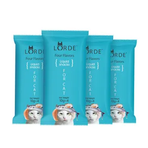 Image of Popular natural healthy delicious 10g*4 contains cat weed ingredients cat liquid snacks