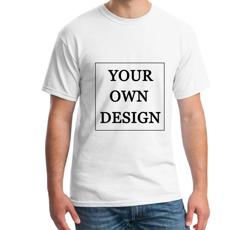 

custom-printed LOGO 100%cotton men's short-sleeved T-shirt