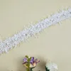 Popular Turkish high quality pearl polyester border lace trim