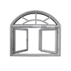 YY Home arch window french casement glass windows with aluminum frame