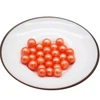 High Quality Natural Freshwater Pearl 6-7mm 5A Round Pearl 2# Orange Red Beads A total of 29 colors can be selected