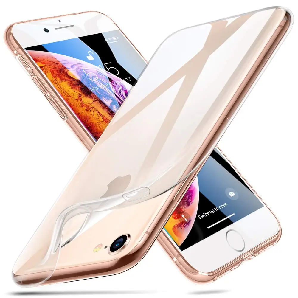 

for iPhone 6 7 8 plus X Xr Xs 11 pro max cell phone case Cheap Custom Clear Tpu soft simple cell phone case clear case