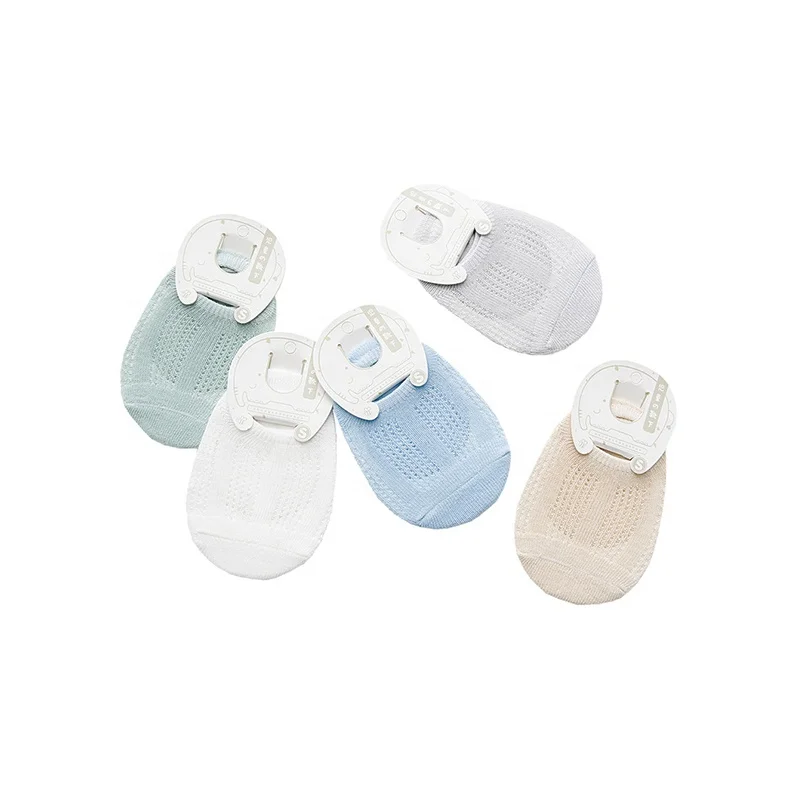 

Seamless kids ankle custom breathable boat cotton invisible socks thin children's socks wholesale, Solid color as picture