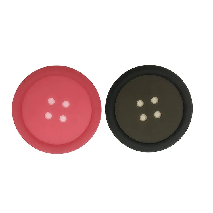 

Custom Button Round shape Drink Soft Non Slip Silicone Coaster Cup Coasters, Different colors available
