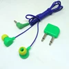 2019 new design colorful earbud for kid use on airplane,big bus,train,Gym