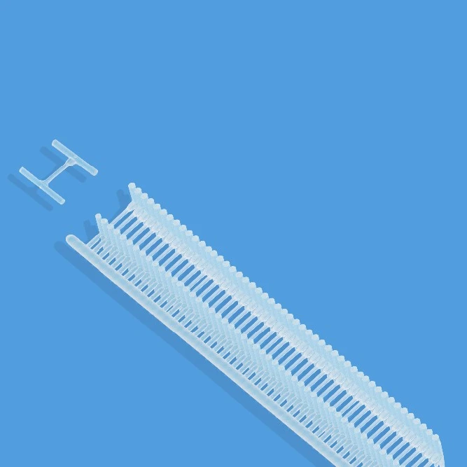 

Nylon tag pin, White;black;transparent