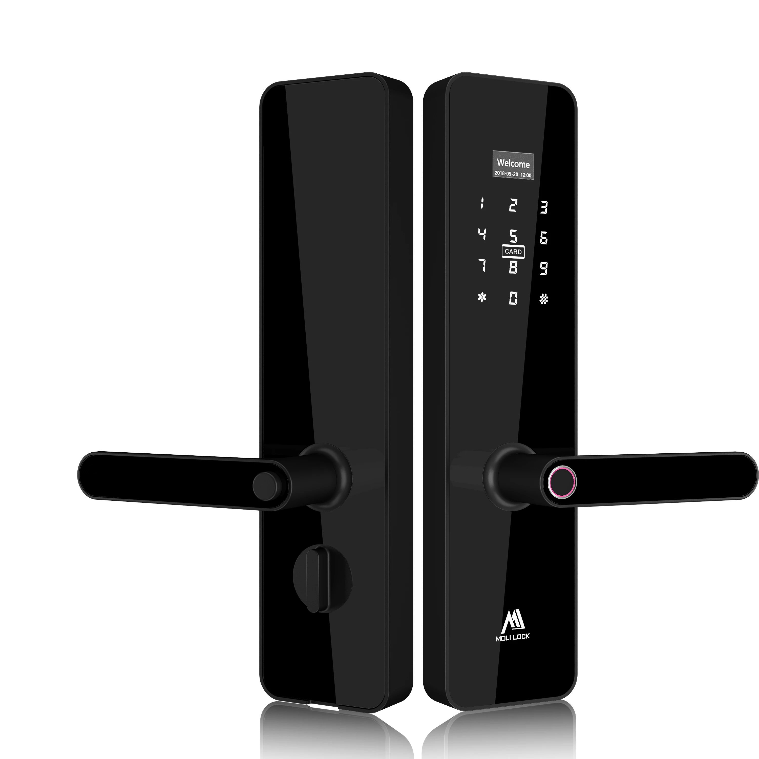 High Quality Electronic Wooden Security Airbnb Door Lock