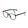 Black Round Frame Adjustable Temple Children Tr90 Optical Glasses Frame In Stock